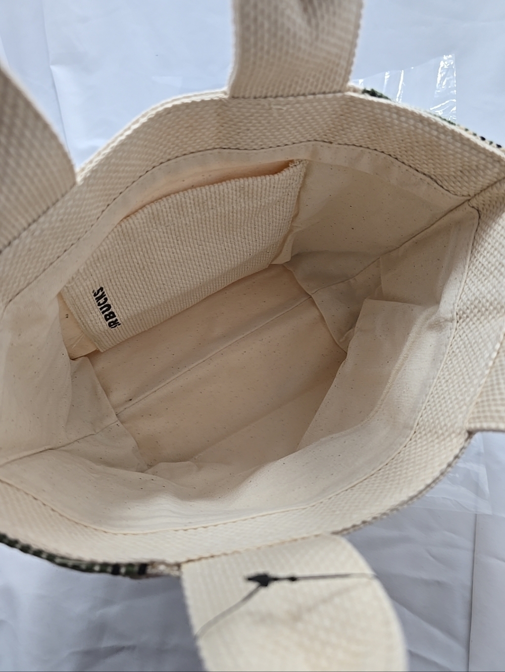 NWT Starbucks Merchandise Goddess Patchworkwoven Tote Top Handle Bag - Picture 8 of 13